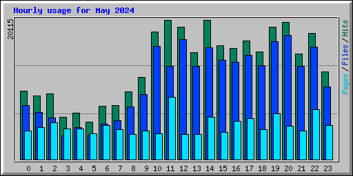 Hourly usage for May 2024